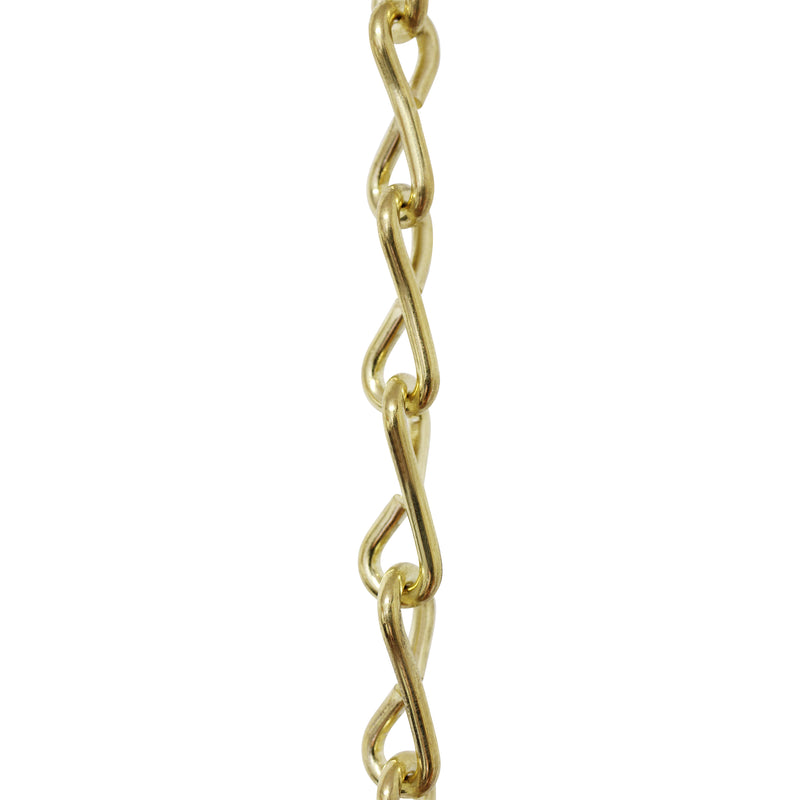 Chain ST50-U Single Jack Basket Chain with Unwelded Steel links, Antique Brass