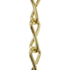 Chain ST50-U Single Jack Basket Chain with Unwelded Steel links, Antique Brass