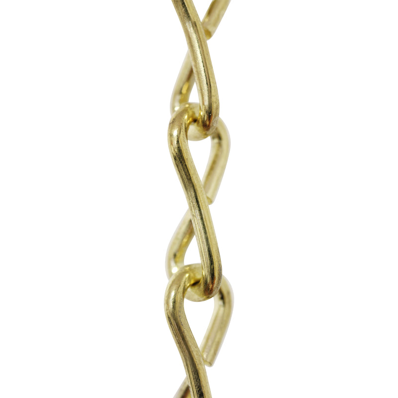 Chain ST50-U Single Jack Basket Chain with Unwelded Steel links, Antique Brass