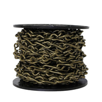 Chain ST50-U Single Jack Basket Chain with Unwelded Steel links, Antique Brass
