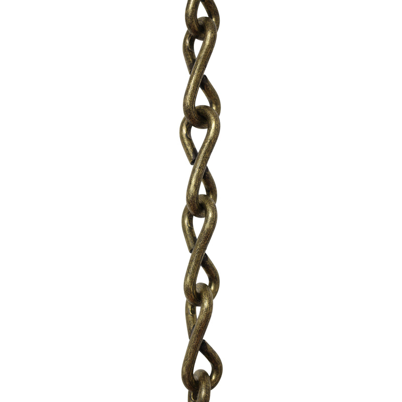 Chain ST50-U Single Jack Basket Chain with Unwelded Steel links, Antique Brass
