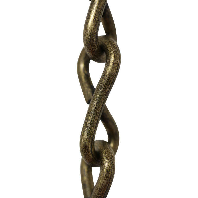 Chain ST50-U Single Jack Basket Chain with Unwelded Steel links, Antique Brass