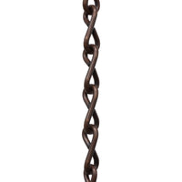 Chain ST50-U Single Jack Basket Chain with Unwelded Steel links, Antique Brass