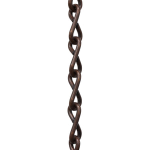 Chain ST50-U Single Jack Basket Chain with Unwelded Steel links, Antique Brass
