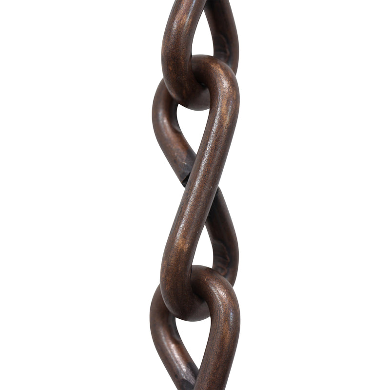 Chain ST50-U Single Jack Basket Chain with Unwelded Steel links, Antique Brass
