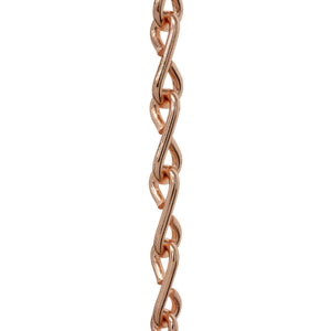 Chain ST50-U Single Jack Basket Chain with Unwelded Steel links, Antique Brass