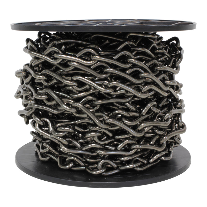 Chain ST50-U Single Jack Basket Chain with Unwelded Steel links, Antique Brass