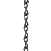 Chain ST50-U Single Jack Basket Chain with Unwelded Steel links, Antique Brass