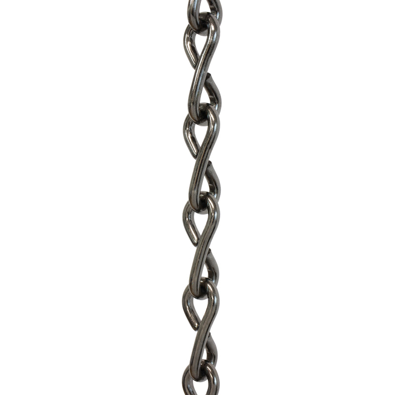 Chain ST50-U Single Jack Basket Chain with Unwelded Steel links, Antique Brass
