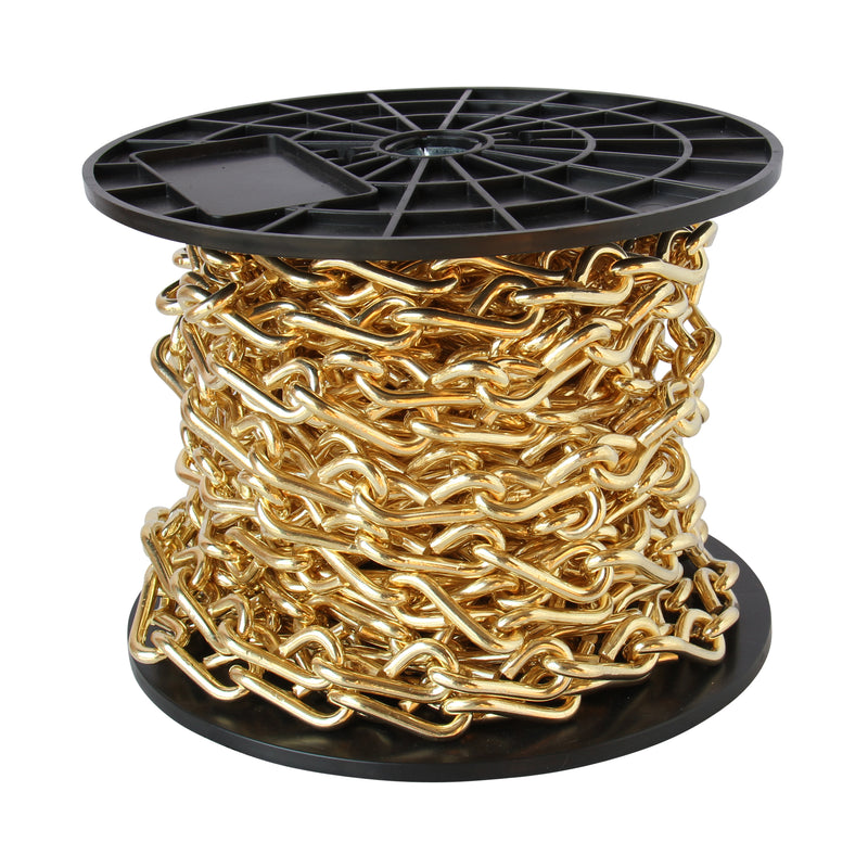 Chain ST50-U Single Jack Basket Chain with Unwelded Steel links, Antique Brass