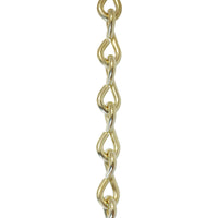 Chain ST50-U Single Jack Basket Chain with Unwelded Steel links, Antique Brass