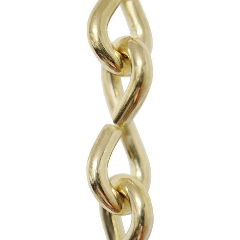 Chain ST50-U Single Jack Basket Chain with Unwelded Steel links, Antique Brass