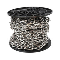 Chain ST50-U Single Jack Basket Chain with Unwelded Steel links, Antique Brass