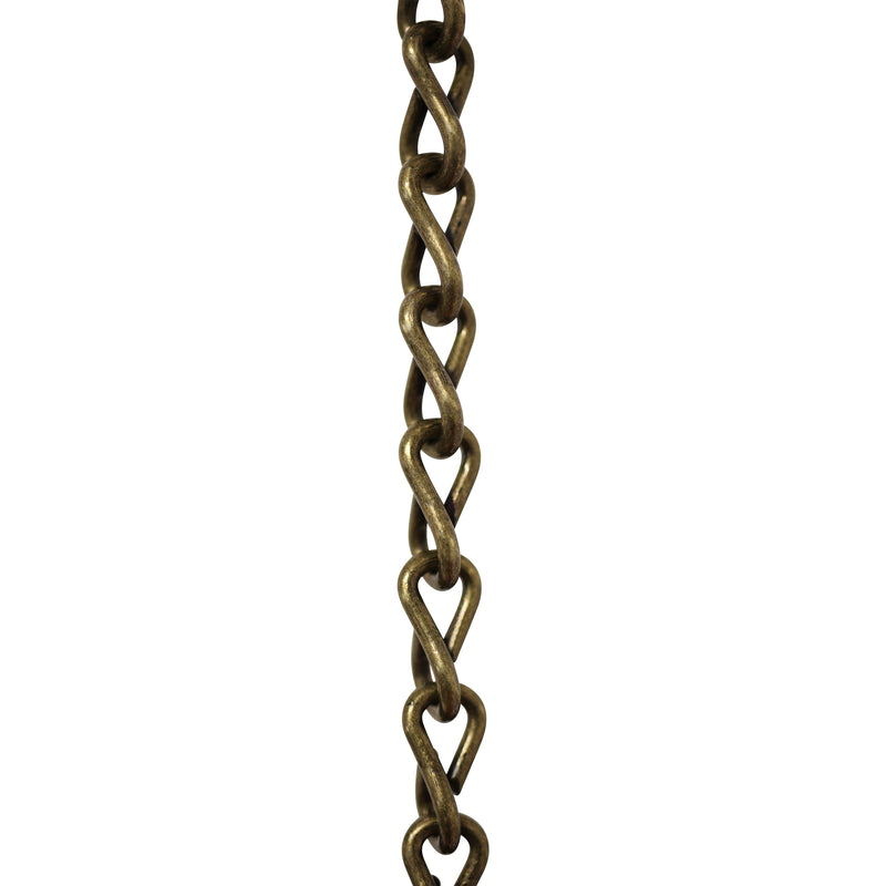 Chain ST51-U Double Jack Basket Chain with Unwelded Steel links, Antique Brass