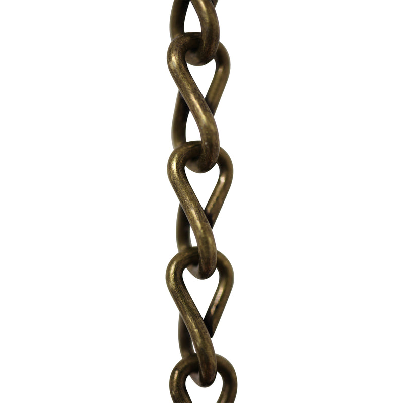 Chain ST51-U Double Jack Basket Chain with Unwelded Steel links, Antique Brass