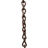 Chain ST51-U Double Jack Basket Chain with Unwelded Steel links, Antique Brass