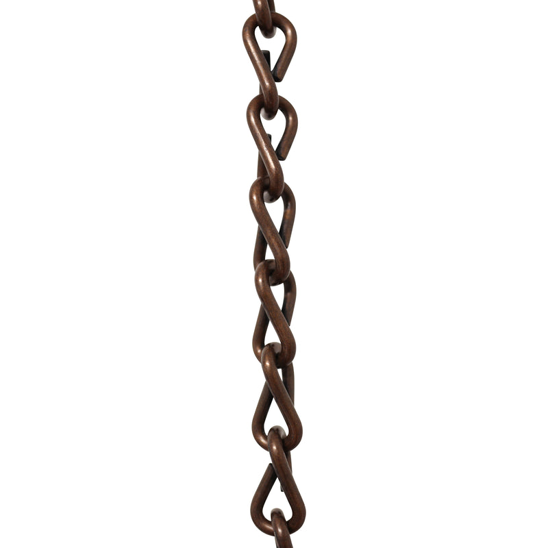 Chain ST51-U Double Jack Basket Chain with Unwelded Steel links, Antique Brass