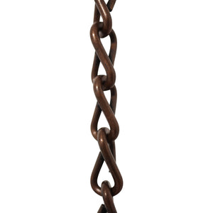 Chain ST51-U Double Jack Basket Chain with Unwelded Steel links, Antique Brass