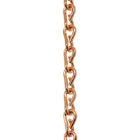 Chain ST51-U Double Jack Basket Chain with Unwelded Steel links, Antique Brass