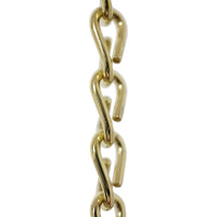 Chain ST51-U Double Jack Basket Chain with Unwelded Steel links, Antique Brass