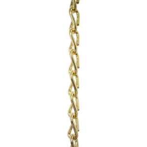 Chain ST51-U Double Jack Basket Chain with Unwelded Steel links, Antique Brass