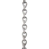 Chain ST51-U Double Jack Basket Chain with Unwelded Steel links, Antique Brass