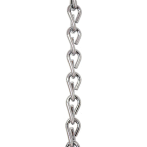 Chain ST51-U Double Jack Basket Chain with Unwelded Steel links, Antique Brass