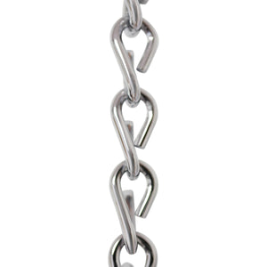 Chain ST51-U Double Jack Basket Chain with Unwelded Steel links, Antique Brass