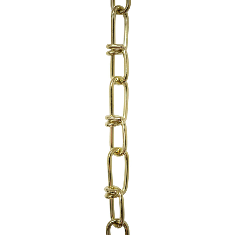 Chain ST52-U Lightweight, Double Loop Basket Chain with Unwelded Steel links, Black
