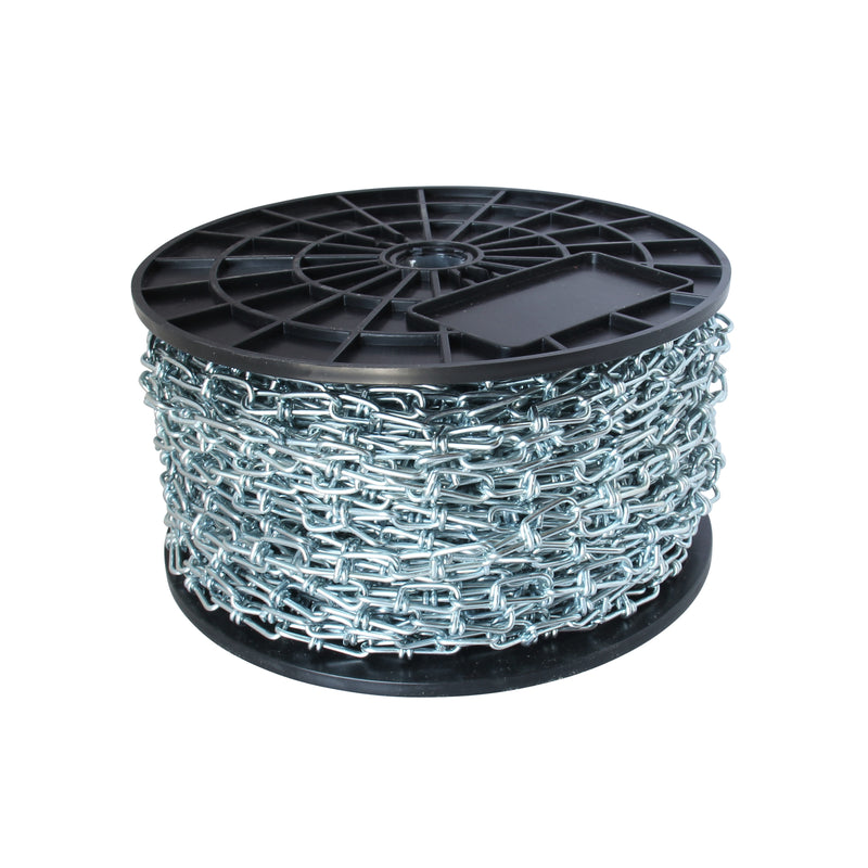 Chain ST52-U Lightweight, Double Loop Basket Chain with Unwelded Steel links, Black