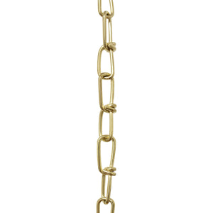 Chain ST52-U Lightweight, Double Loop Basket Chain with Unwelded Steel links, Black