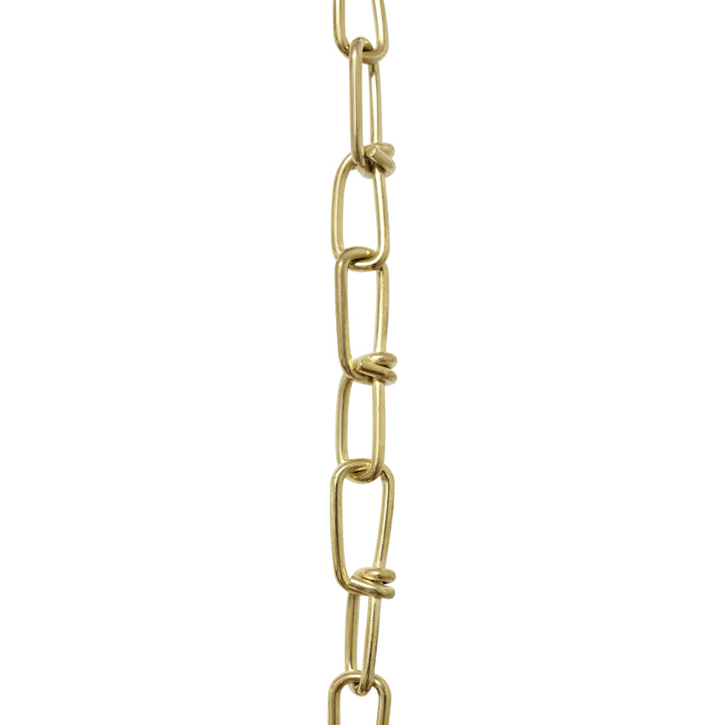 Chain ST52-U Lightweight, Double Loop Basket Chain with Unwelded Steel links, Black