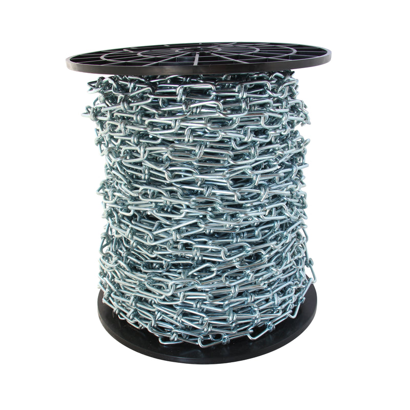 Chain ST52-U Double Loop Basket Chain with Unwelded Steel links, Black