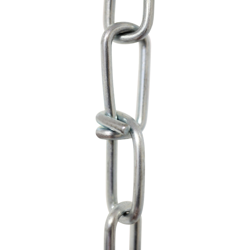 Chain ST52-U Lightweight, Double Loop Basket Chain with Unwelded Steel links, Black