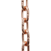 Chain ST53-U Standard Link, Side-Cut Clock Chain with Unwelded Steel links, Antique Brass
