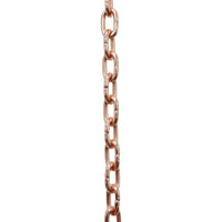 Chain ST53-U Standard Link, Side-Cut Clock Chain with Unwelded Steel links, Antique Brass