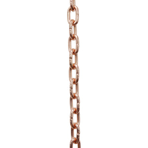 Chain ST53-U Standard Link, Side-Cut Clock Chain with Unwelded Steel links, Antique Brass