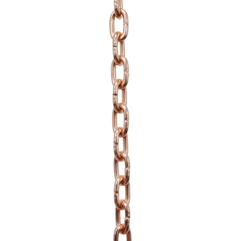 Chain ST53-U Standard Link, Side-Cut Clock Chain with Unwelded Steel links, Antique Brass