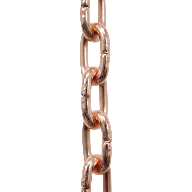 Chain ST53-U Standard Link, Side-Cut Clock Chain with Unwelded Steel links, Antique Brass