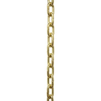 Chain ST53-U Standard Link, Side-Cut Clock Chain with Unwelded Steel links, Antique Brass