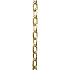 Chain ST53-U Standard Link, Side-Cut Clock Chain with Unwelded Steel links, Antique Brass