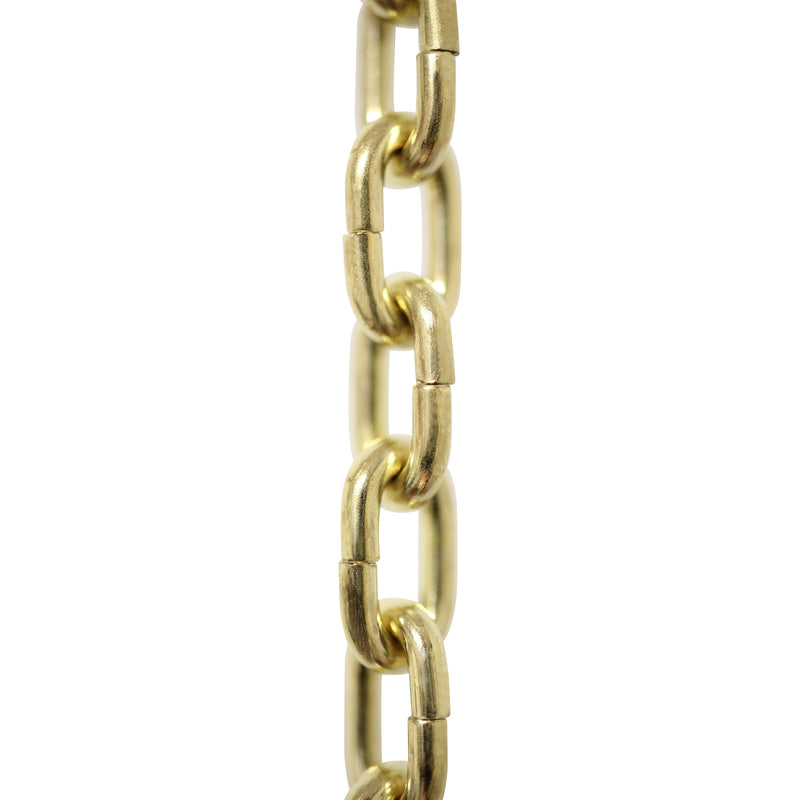Chain ST53-U Standard Link, Side-Cut Clock Chain with Unwelded Steel links, Antique Brass