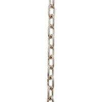 Chain ST53-U Standard Link, Side-Cut Clock Chain with Unwelded Steel links, Antique Brass