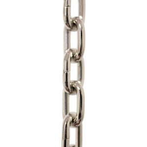 Chain ST53-U Standard Link, Side-Cut Clock Chain with Unwelded Steel links, Antique Brass