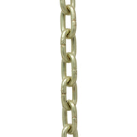 Chain ST53-U Standard Link, Side-Cut Clock Chain with Unwelded Steel links, Antique Brass