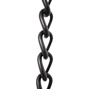 Chain ST54L-U Twist Clock Chain with Unwelded Steel links, Black