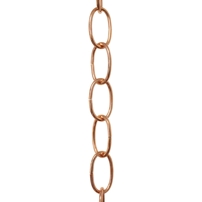 Chain ST560-U Standard Link, Side-Cut, Coil Chandelier Chain with Oval Unwelded Steel links, Antique Brass