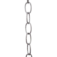 Chain ST560-U Standard Link, Side-Cut, Coil Chandelier Chain with Oval Unwelded Steel links, Antique Brass