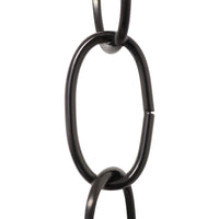 Chain ST561-U Standard Link, Side-Cut, Coil Chandelier Chain with Oval Unwelded Steel links, Antique Copper