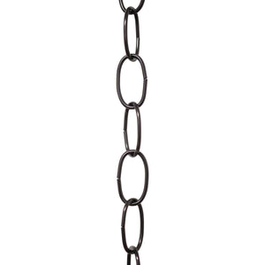 Chain ST561-U Standard Link, Side-Cut, Coil Chandelier Chain with Oval Unwelded Steel links, Antique Copper